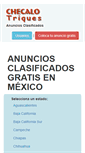 Mobile Screenshot of checalo-triques.com.mx